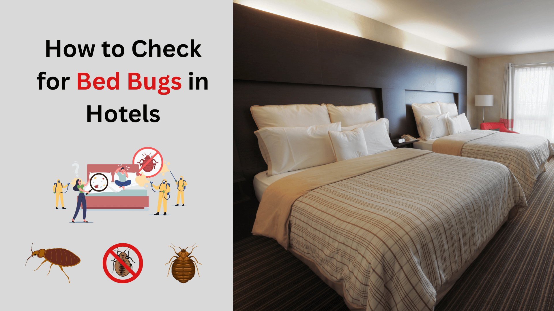 How to Check for Bed Bugs in Hotels in Long Island, NY