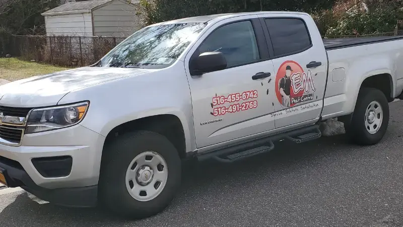 EM Pest Control Truck