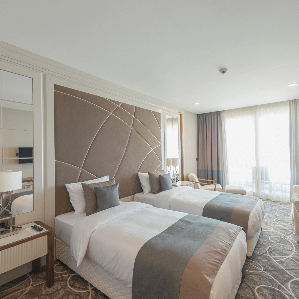 hotel bed